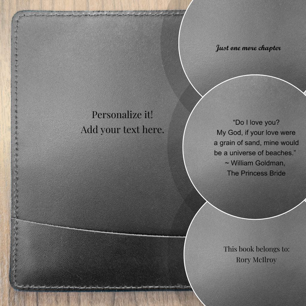 Leather Cover for Kindle e-Readers, Fallen Leaves